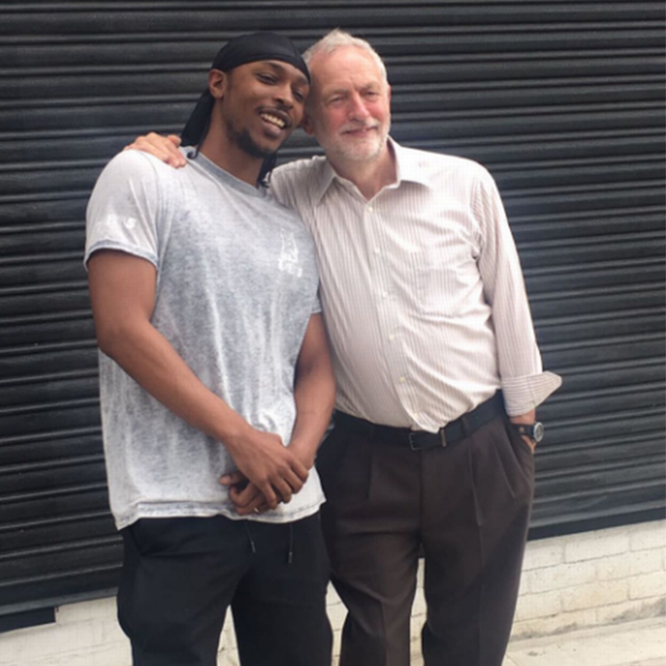 Jme lends support to Labour leader Jeremy Corbyn